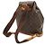 Louis Vuitton Monogram Montsouris GM Rucksack Schultertasche Braun Weiß Monogramm - Ansicht 3