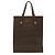 Hermès Hermes Shopper aus dunkelbraunem Leder