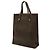 Hermès Hermes Shopper aus dunkelbraunem Leder - Ansicht 3