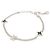 Pulsera con dijes Louis Vuitton Negro Plata