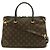 Borsa a mano Louis Vuitton Monogram Pallas Tote Bag Nero Monogramma