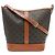 Céline Borsa a tracolla Medium Bucket Triomphe CELINE Marrone - vista 2