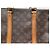 BORSA DA VIAGGIO A MANO VINTAGE LOUIS VUITTON KEEPALL 55 TOILE MONOGRAM Marrone - vista 16