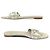 SCARPE SANDALI CHANEL G29732 MULES LOGO CC 40.5 EFFETTO PITONE Verde - vista 2