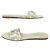 SCARPE SANDALI CHANEL G29732 MULES LOGO CC 40.5 EFFETTO PITONE Verde - vista 3