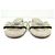 SCARPE SANDALI CHANEL G29732 MULES LOGO CC 40.5 EFFETTO PITONE Verde - vista 4