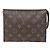 VINTAGE LOUIS VUITTON POCHE TOILETTE 19 M47544 POCHETTE MONOGRAM LV Marrone