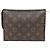 VINTAGE LOUIS VUITTON POCHE TOILETTE 19 M47544 POCHETTE MONOGRAM LV Marrone - vista 2
