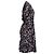 Abito midi a maniche lunghe stampato Dries Van Noten in cotone multicolore - vista 3