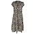 Abito midi a balze con stampa floreale Marc Jacobs in seta multicolore