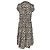 Abito midi a balze con stampa floreale Marc Jacobs in seta multicolore - vista 3