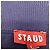 Falda midi con flecos Staud en viscosa azul marino - vista 7