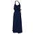 Vestido midi Max Mara Leisure Panfilo en algodón azul marino - vista 3