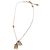 Collana a catena con pendente Nanogram Louis Vuitton in ottone dorato D'oro