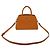 Borsa Coach Mini Lillie Carryall in pelle arancione