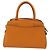 Borsa Coach Mini Lillie Carryall in pelle arancione - vista 4