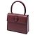 mala Must De Cartier com pega superior em couro Borgonha Vermelho Bordeaux - vista 2