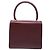 mala Must De Cartier com pega superior em couro Borgonha Vermelho Bordeaux - vista 4