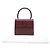 mala Must De Cartier com pega superior em couro Borgonha Vermelho Bordeaux - vista 6