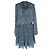 Michael Michael Kors Devonshire Mini-Kleid mit Paisley-Print aus blauem Polyester