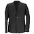 Dries Van Noten einreihiger Blazer aus schwarzer Wolle