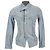Victoria Beckham skulpturale Denimjacke aus blauer Baumwolle