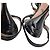Sandali con tacco T-Strap in pelle verniciata nera con cristalli Prada Nero - vista 9