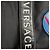 Polo Versace com patch em algodão preto - vista 4