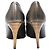 Décolleté Roger Vivier Trompette vintage Effect in pelle bronzo Metallico - vista 3