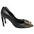 Décolleté Trompette borchiate Roger Vivier in pelle nera Nero