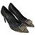 Décolleté Trompette borchiate Roger Vivier in pelle nera Nero - vista 4