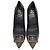 Décolleté Trompette borchiate Roger Vivier in pelle nera Nero - vista 5