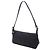 Borsa a tracolla Pochette Fendi Mini Zucchino in tela nera Nero - vista 2
