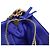 Borsa a tracolla Tory Burch Fleming Printed Box in pelle blu - vista 10