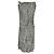 Vestido mini de tweed con cintura anudada Roland Mouret en algodón gris - vista 3