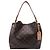 Borsa a tracolla Louis Vuitton Graceful PM in canvas rivestito marrone Rosso - vista 4