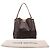 Borsa a tracolla Louis Vuitton Graceful PM in canvas rivestito marrone Rosso - vista 5