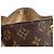 Borsa a tracolla Louis Vuitton Graceful PM in canvas rivestito marrone Rosso - vista 9