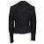 Blazer de tweed abotonado sencillo Alexander Wang en algodón negro - vista 3