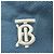 Polo Burberry in cotone blu navy con logo ricamato - vista 5