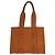 Borsa Tote Chloé Medium Woody in pelle di vitello marrone Rosso