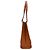 Borsa Tote Chloé Medium Woody in pelle di vitello marrone Rosso - vista 2