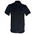 Prada Polohemd aus schwarzer Baumwolle mit Logo-Applikation