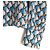 Etro Pre-Fall 2023 Seidencrepe-Bluse mit blauem Print - Ansicht 2