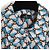 Etro Pre-Fall 2023 Seidencrepe-Bluse mit blauem Print - Ansicht 3