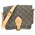 Louis Vuitton Cartouchiere Monogram Canvas MM Marron