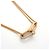 Autre Marque Collana Large Double Link Hardware in Oro Rosa 18K Tiffany & Co. - vista 2
