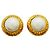 Chanel vergoldete Clip-Ohrringe Golden