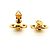 Orecchini a clip Chanel placcati oro D'oro - vista 3