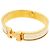Clic H Brazalete Hermès Clic Clac PM chapado en oro Dorado